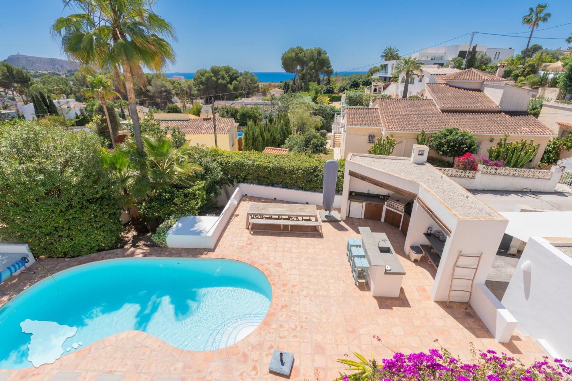Villa Costablancadreams Casa La Cereza In Moraira Exterior foto