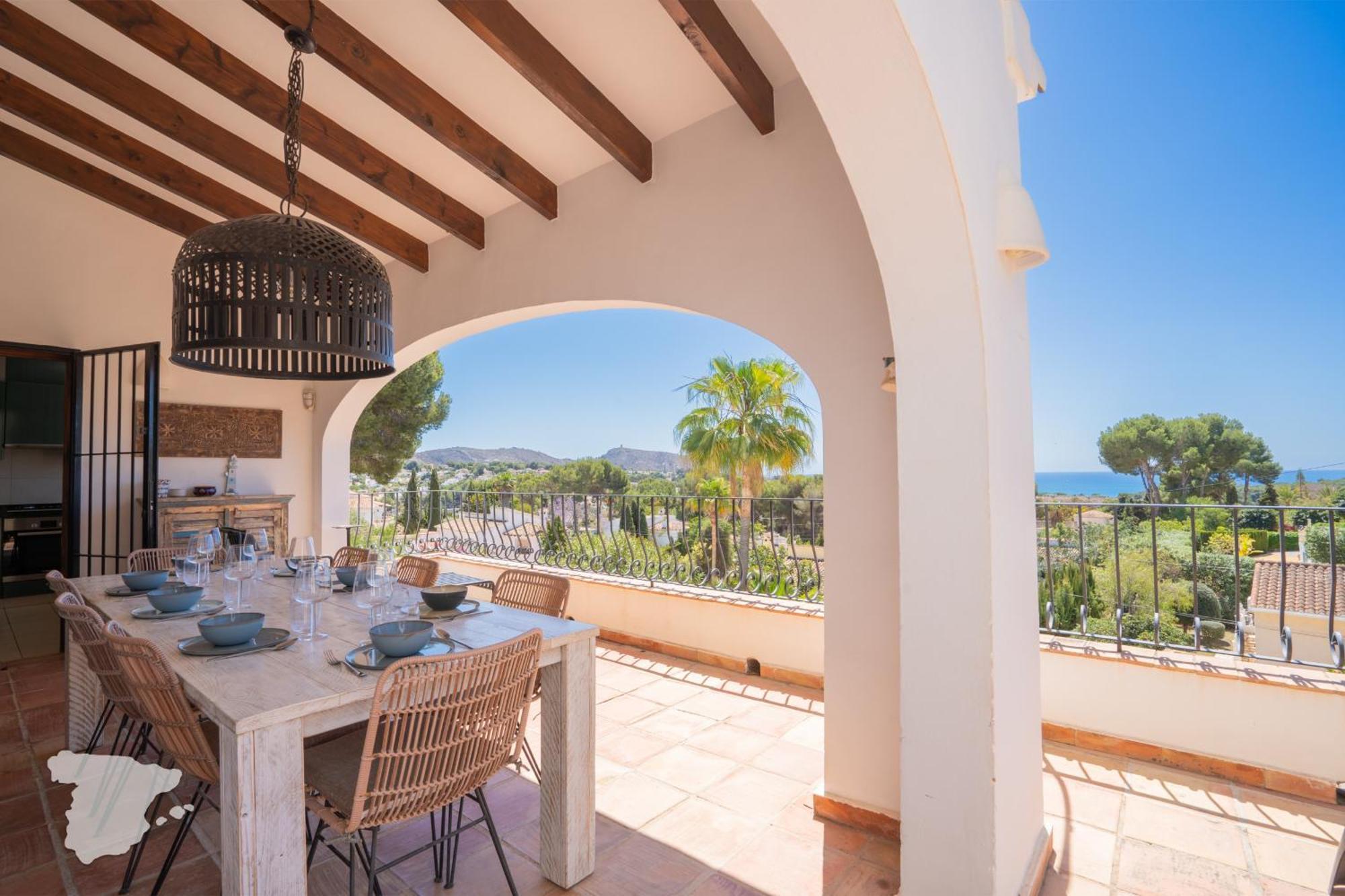 Villa Costablancadreams Casa La Cereza In Moraira Exterior foto