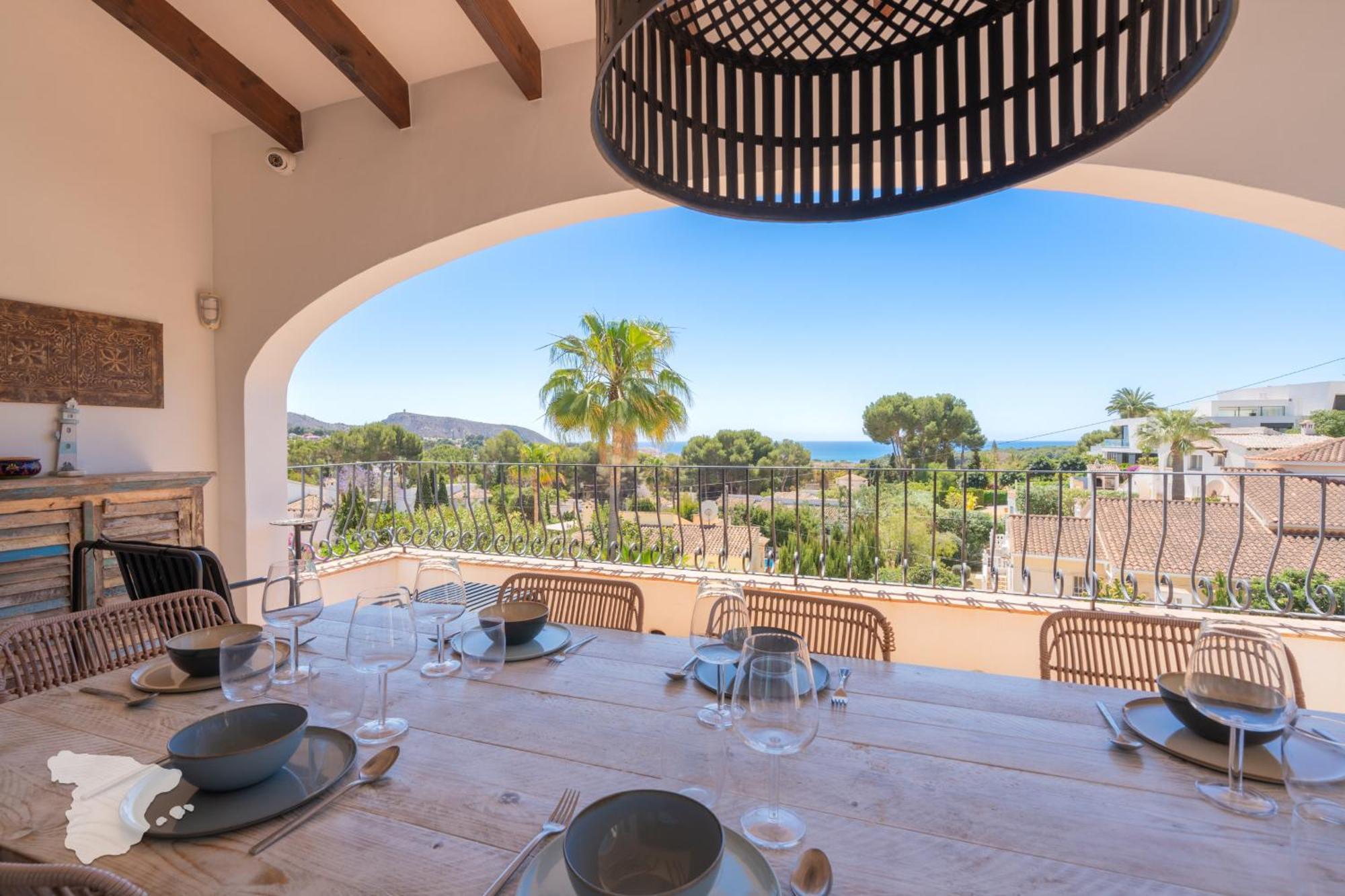 Villa Costablancadreams Casa La Cereza In Moraira Exterior foto
